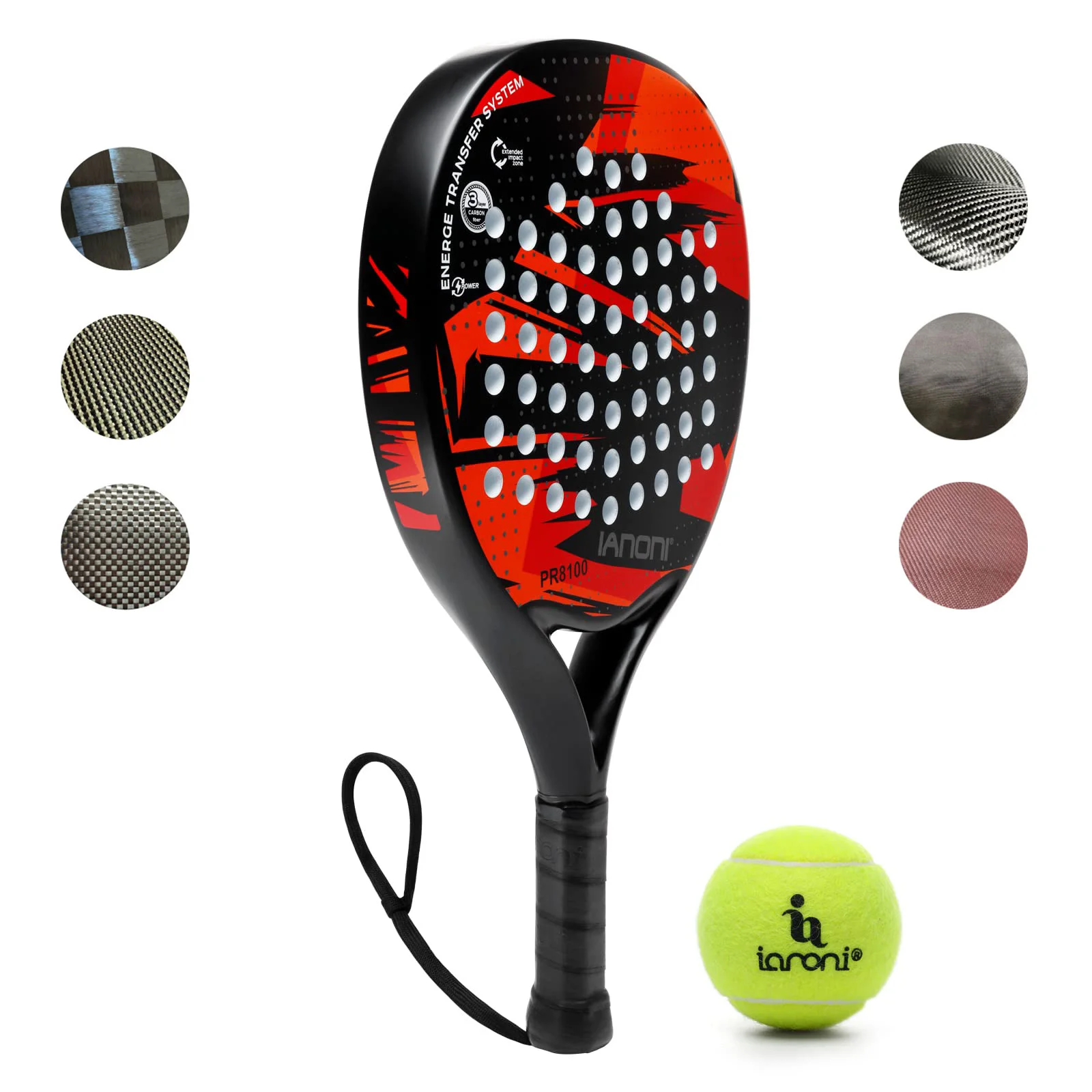 IANONI Sporting Pro Padel Racket: Precision Design for an Unbeatable Game