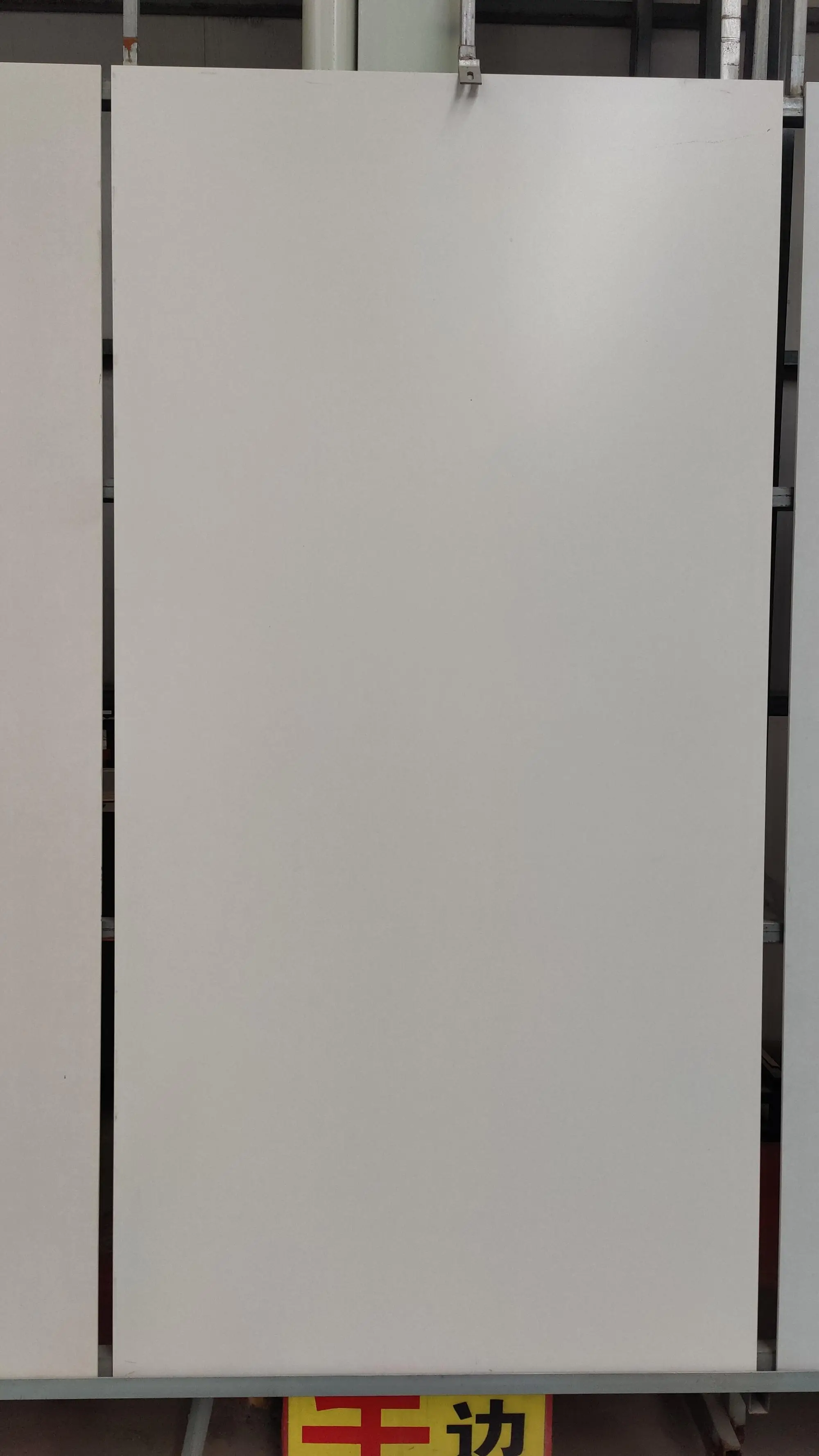 Matte Skin-like Surface Porcelain Wall Panel for Living Room Decoration 2400X1200X9mm White Color Series