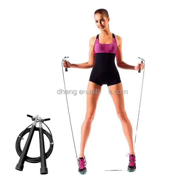 High Quality Speed Crossfit Adjustable 4 Colors Jump Rope With Bearing In Handle