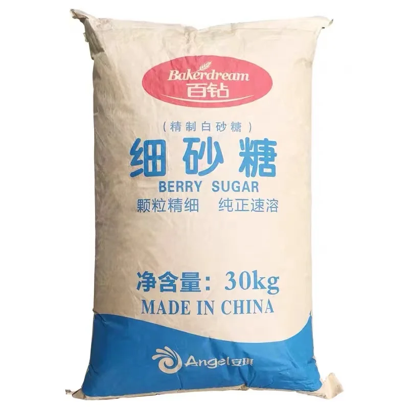 High Quality Vacuum Concentrated Cooking Sweet 30kg Diamonds White Caster Sugar