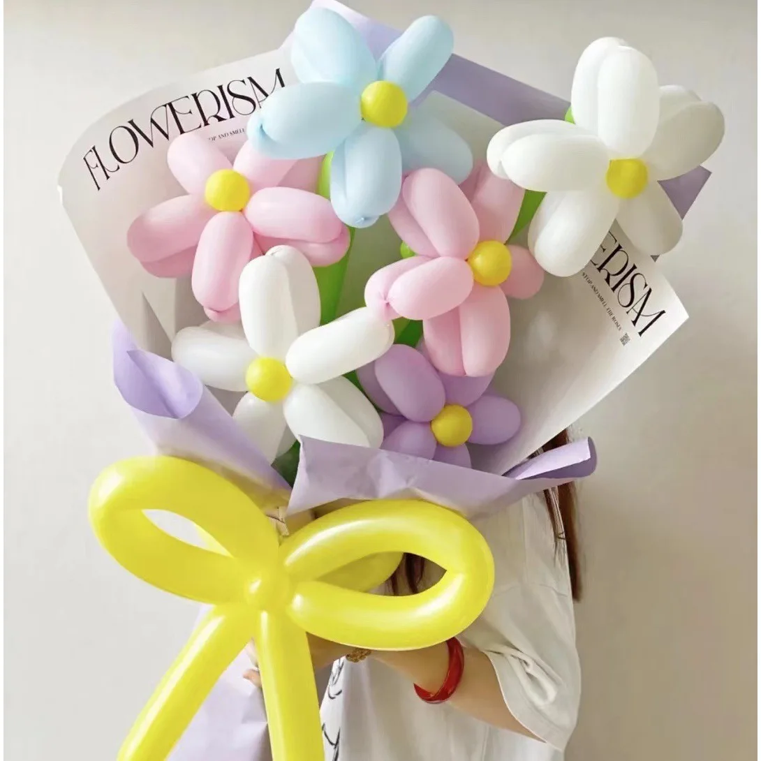 Long strip balloon thickened explosion-proof magic balloon weaving cartoon cute shape long balloon diy shape