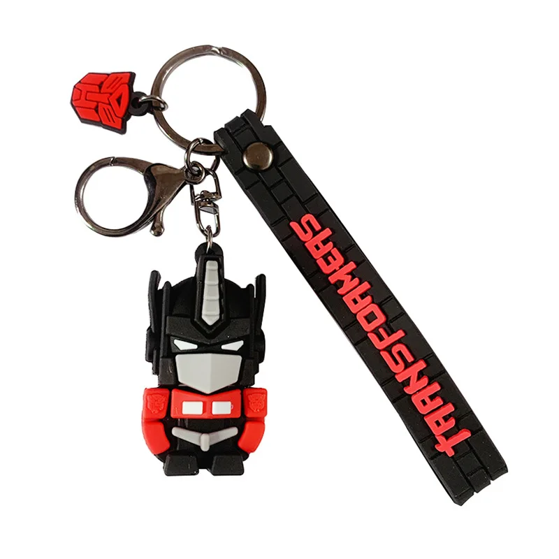 YWMX Robot Toy Keychain Car Pendant Cartoon Keychain Ring Schoolbag Pendant Creative Student Gift Wholesale