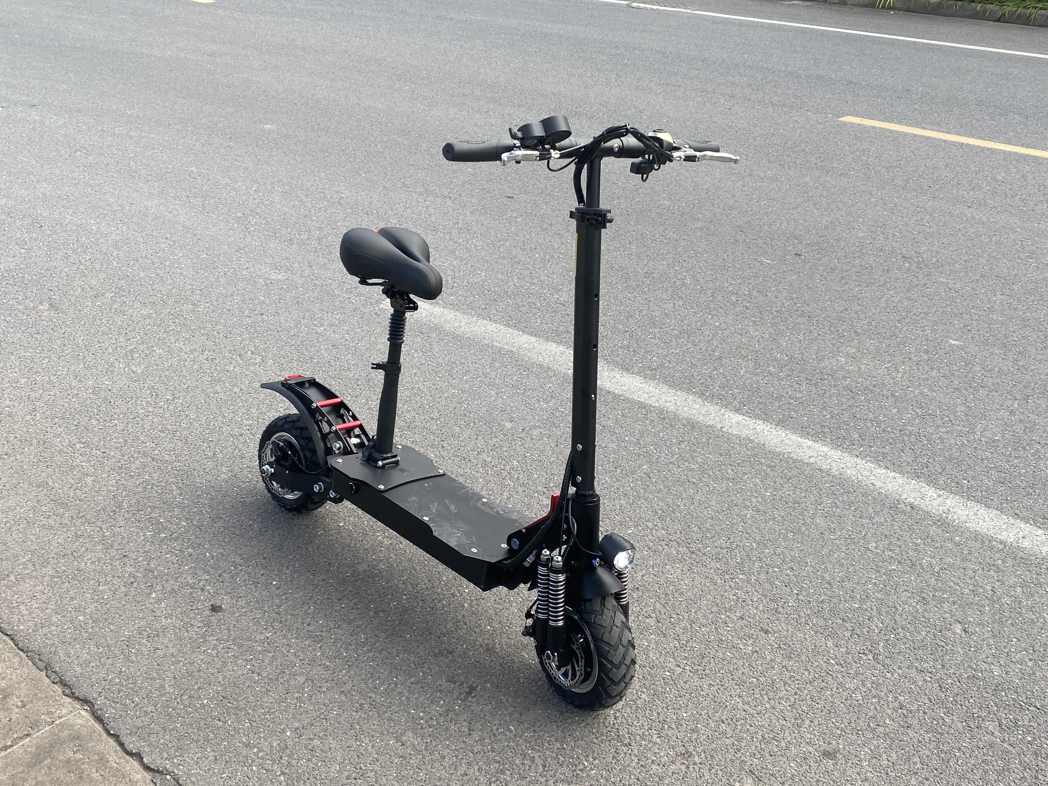 2024 New Off-Road BIG two wheel fast electric scooter With Suspension Dual Motors 1200W 2400W Foldable Escooter