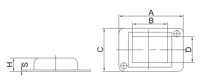 
Price Varies with Size Raised Square Base Plate 