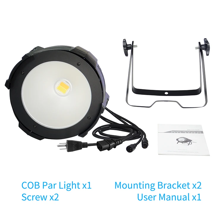 Big Dipper 200W Professional Stage Light COB Par Can Barn Door To Choose for Theater Wedding