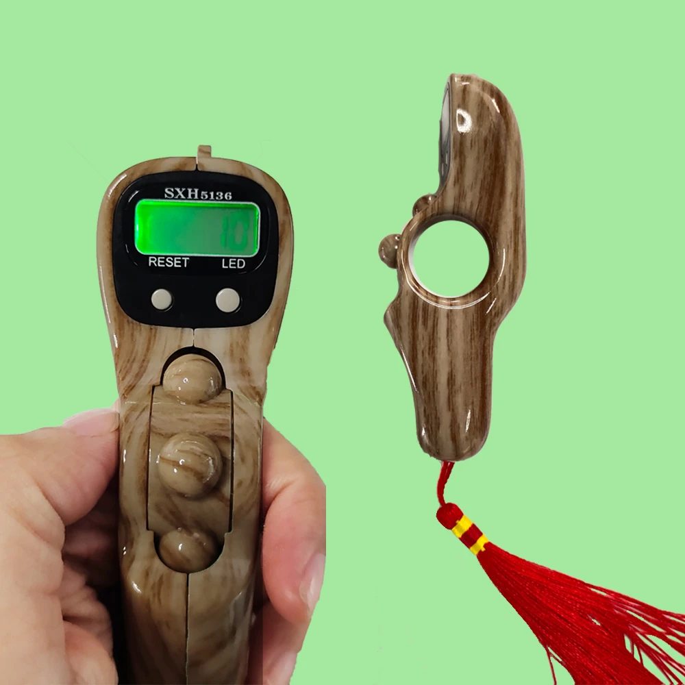 wholesale islamic led finger tasbih hand beads tally counter compass counter for ramadan gift set