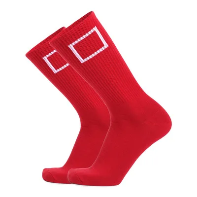 Wholesale custom the squid game socks men unisex cotton crew socks squid socks