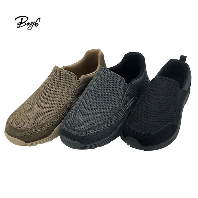 Diabetic Breathable Old Man slip-on light weight Casual Healthy Shoes Loafers