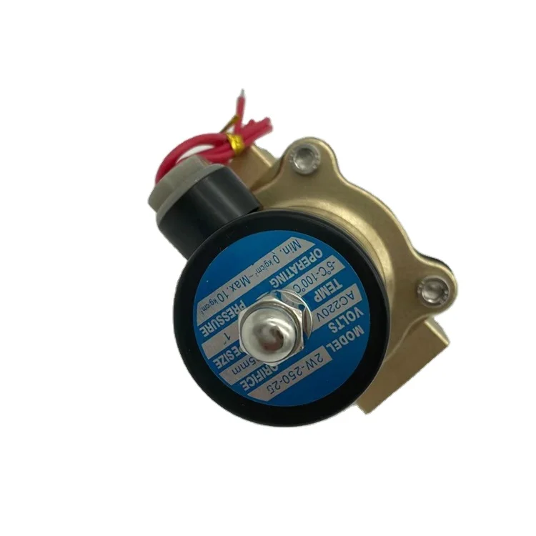 24V AC 220V Normally Closed Valves 2W-250-25 Direct-acting solenoid valve Water valve