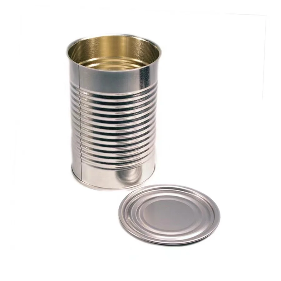 #7110 #7116 Empty 400g 420g 425g Food Grade Metal Container Tin Can Manufacturer with EOE Lids for Fruits Seeds Fish Meat Beans