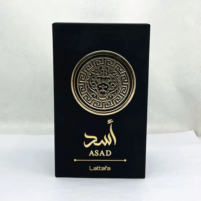 Black Men Perfume 100ml original luxury ASAD Long Lasting Perfume for women wholesale Dubai Arabic perfume