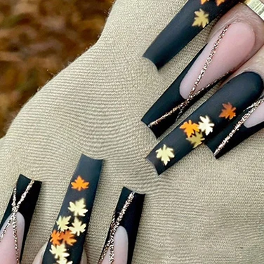 Autumn/Winter Gentle Nude Pink And Brown Short Press On Nails Embrace The Cozy Season Exuding Warmth And Femininity
