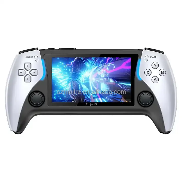 Support TV Connecting Project X Handheld Game Consola With Ambient Lighting 4.3 Inch 8GB ROM Portable Retro Classic Game Player