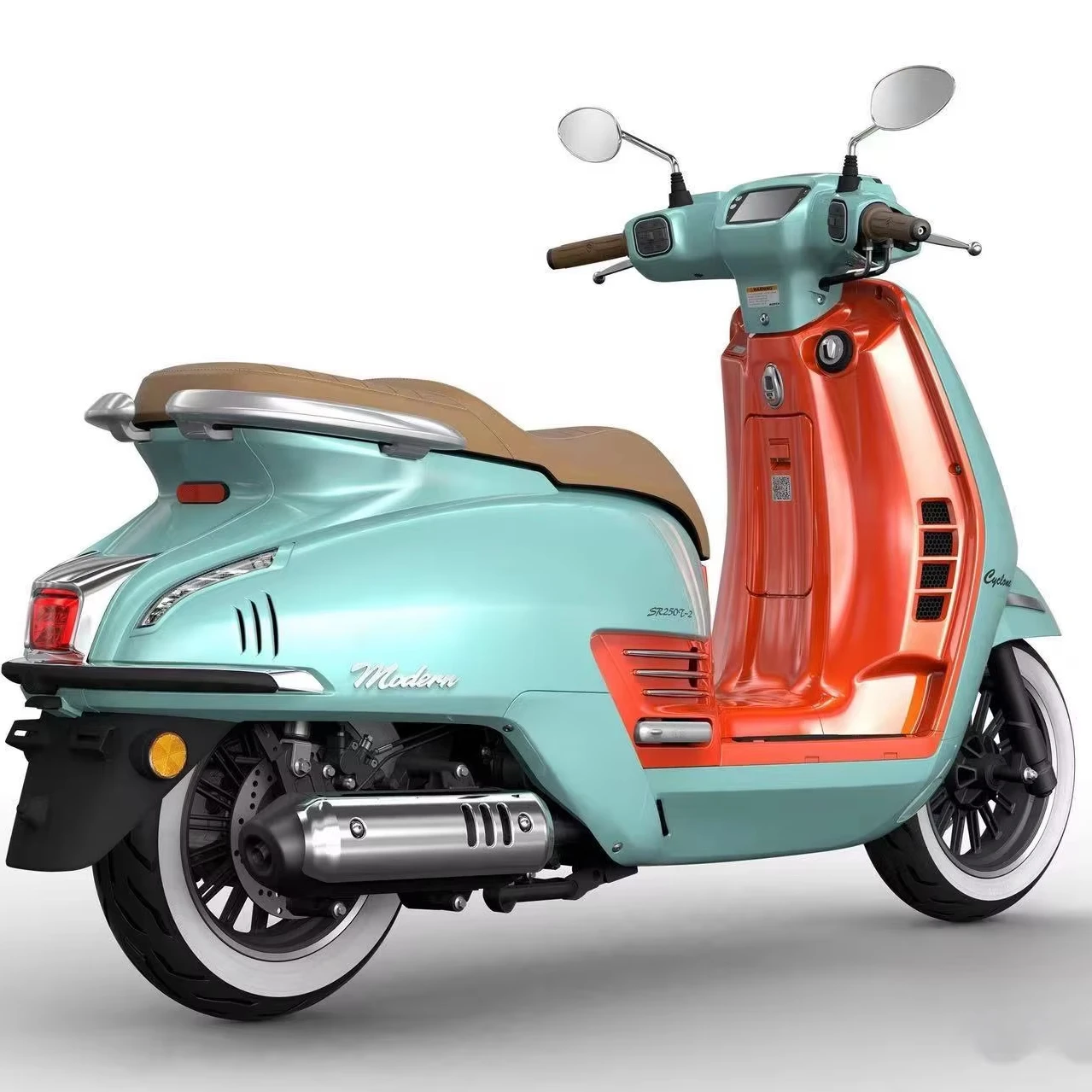 2024 new pedal motorcycle launched 250cc 120km/h CYCLONE  Hot sales RT3E  Modern Motorcycle
