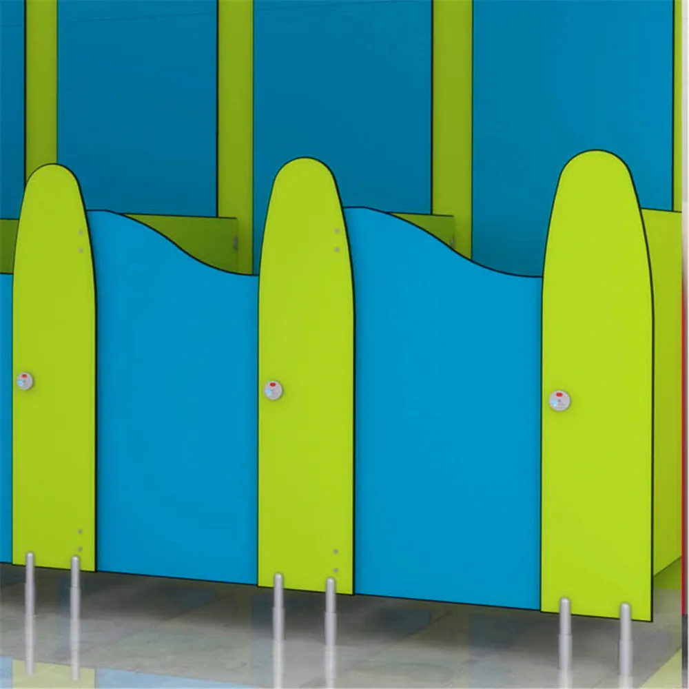 Commercial Toilet Dividers Solid Plastic Combined Toilet Shower Cubicles High Pressure Laminate Hpl Toilet Cubicle Partitions
