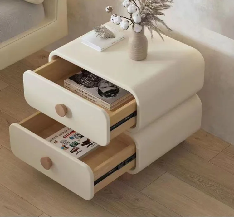 ctg-014 Modern Style Bedside Table Storage cabinet Nightstand Bedroom Night Table