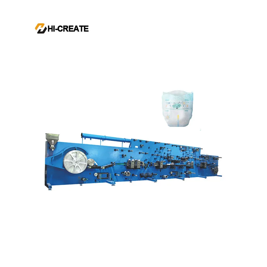 HC-DP-FF High Speed Full Frequency Baby Diaper Machine Price