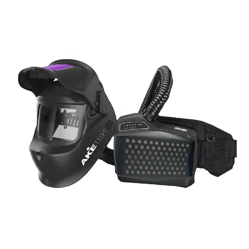 Sweden AKETEK True Color auto darkening welding helmet papr positive air pressure respiratorss