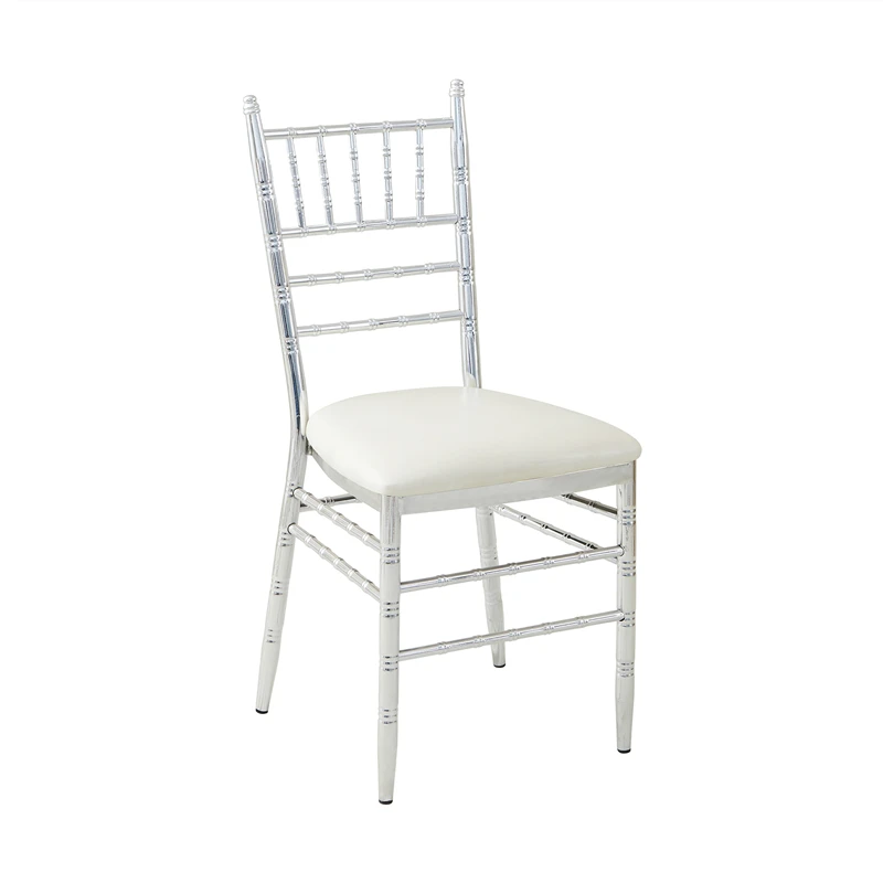 Cheap outdoor event hotel banquet hotel restaurant thickened steel tube bamboo chairs