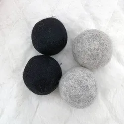 Wholesale trending products new arrival wholesale 6 pack eco friendly wool dryer balls with cotton bag cute wool dryer balls