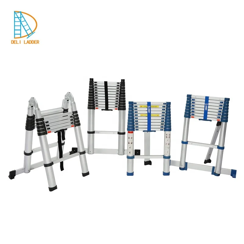 DELILADDER 3.2m Lidl Car Roof Extension Aluminum Telescopic Foldable Ladder