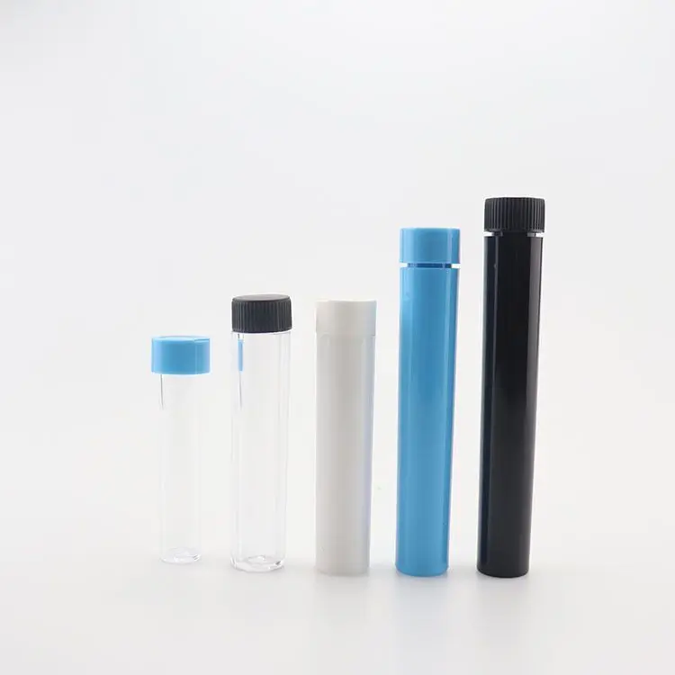 wholesale custom 85mm 105mm 116mm 130mm plastic pre roll tube cigar Tube with child Resistant