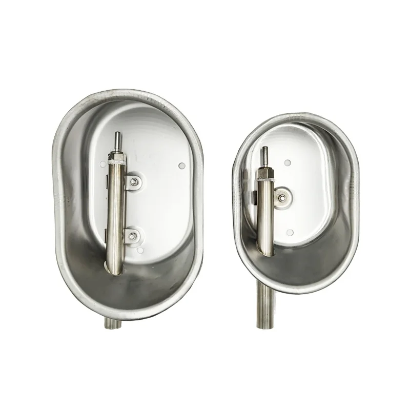 Кормушка для свиней, миска из нержавеющей стали, толстая, для свиней, оборудование для выращивания свиней