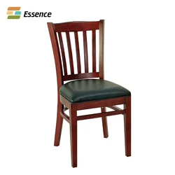 Safe Quality Wooden Restaurant Rest Chair Wood Dining Chair
