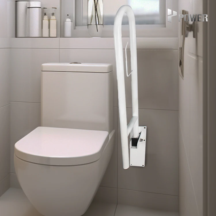 Factory Production Senior Citizen Standing Folding Toilet Stainless Steel Safety Armrest Handles Grab Bar