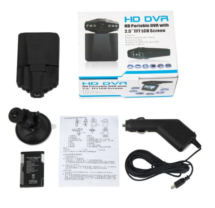 Invisible Dashboard Vehicle Car Camera with Car Video DVR Recorder 90 Degree Wide Angle Lens car DashCam