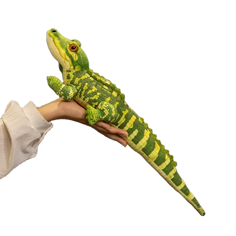 Unisex Soft Plush Crocodile Stuffed Animal Lifelike Simulation Cuddly Plush Toy for Party