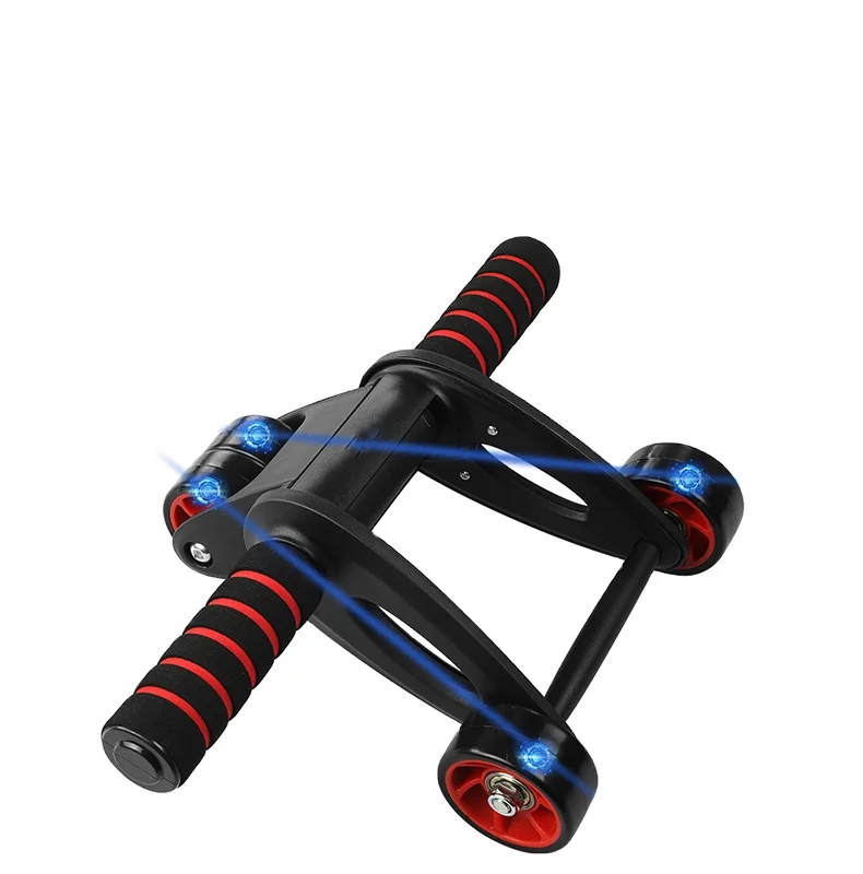 Foldable abdominal training equipment Home Gym  abroller four wheel