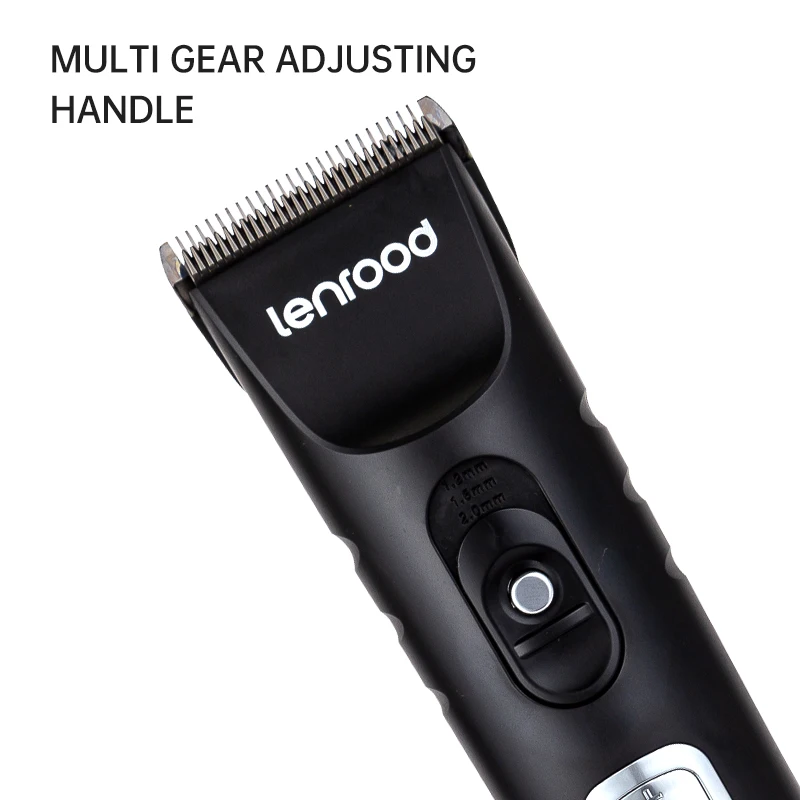 Lenrood LR-A10S-1 Factory Supply Rechargeable Hair Trimmer With LCD Display cordless trimmer hair clipper