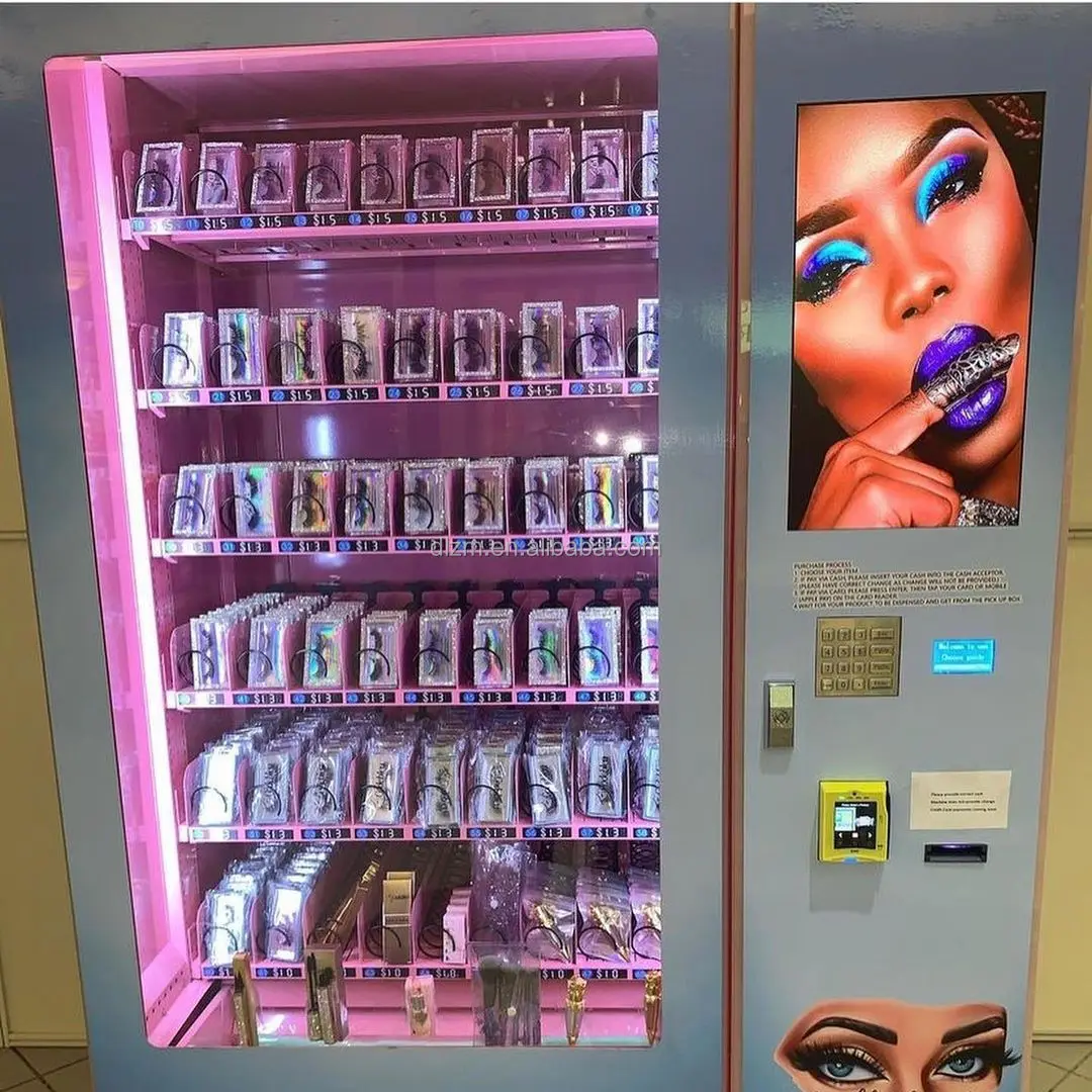 Drop shipping eyelash vending machine custom made eyelashes for your lash business