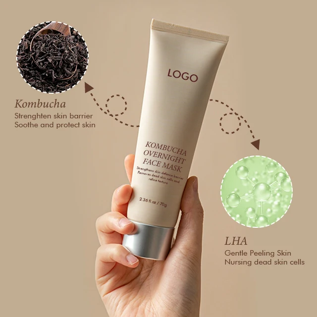 Natural Soothing Moistourizing Spa-Worthy Rose Face Overnight Sleeping Mask Cream Gel Sleep Mask For Sensitive And Dryness Skin