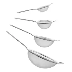 Stainless steel kitchen utensils sets Kitchen Accessories Cooking Serving Set in Skimmer Strainer , 10 size