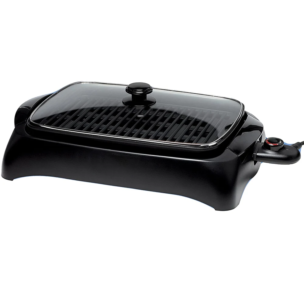 Non-stick Grilling Plate and Cooking Stone- Deluxe Electric Bbq Grills