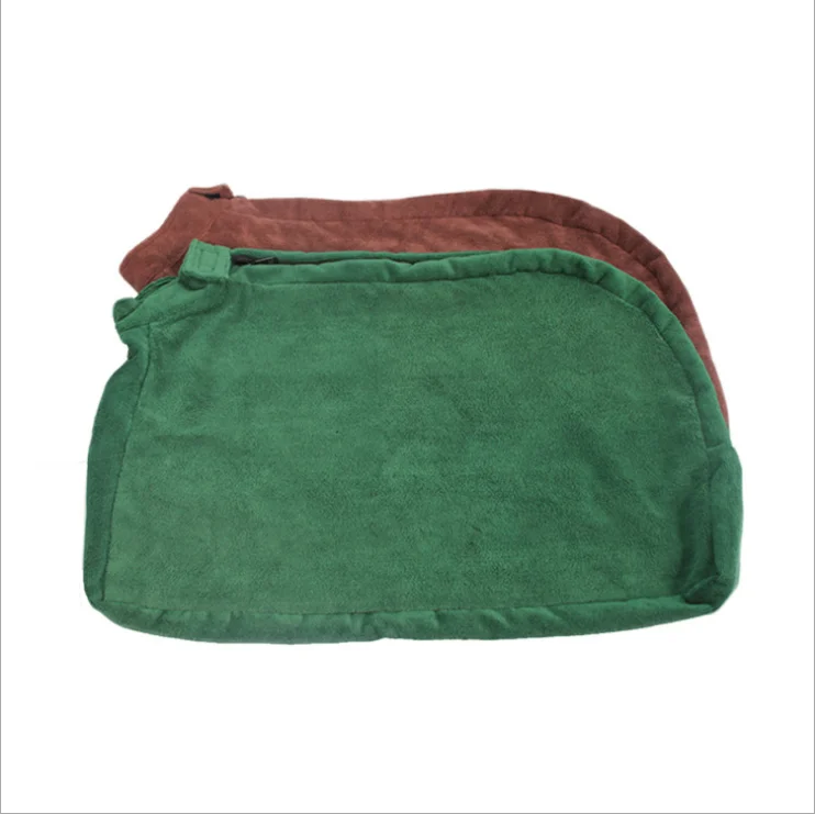 
Microfiber pet towel square absorbent dog bathrobe can be tied pet towel 