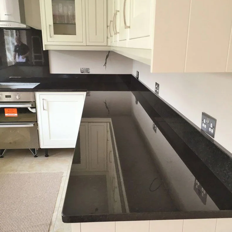 Best price absolute black granite stone island natural countertops granite