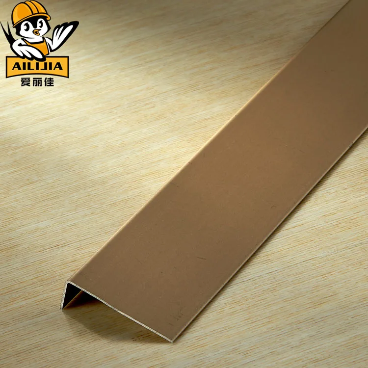 Decorative Brass Aluminum Edge Trim Right Angle Tile Edge Tile Trims