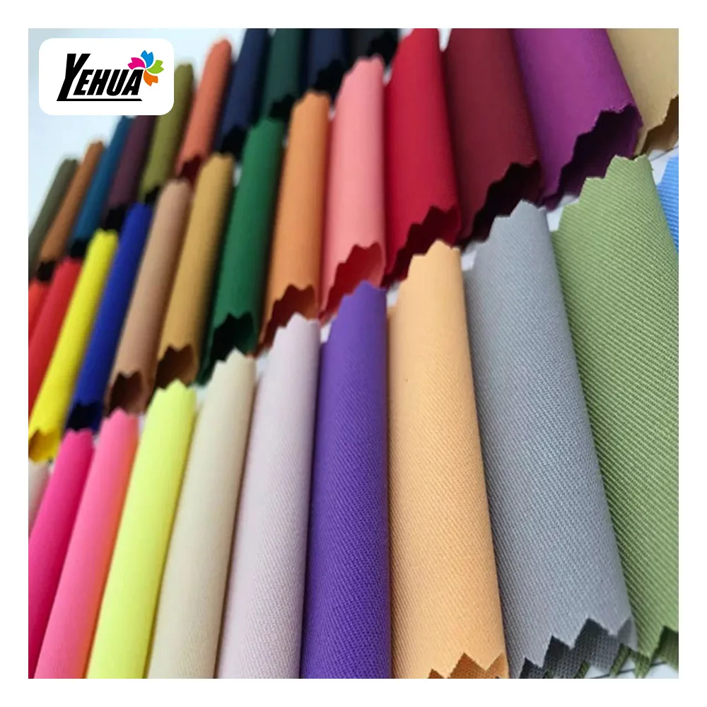 240 GSM 150 CM Nylon Rayon Viscose Stretch Bengaline Fabric Dyed