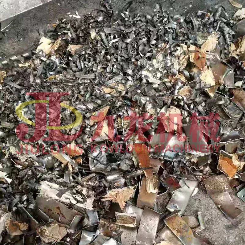 Steel waste shredding machine mini scrap metal small industrial shredder