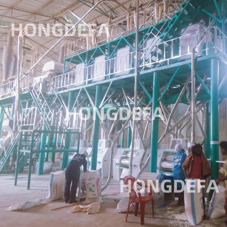Good quality Corn flour grits mill plant for Africa