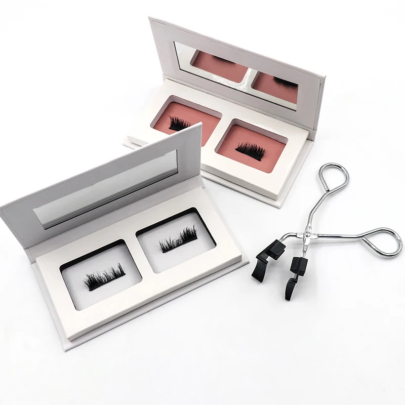 Plant Fiber Anchor Lash Customized Packaging Wholesale New 1 Step Quantum 3D Natural Magnetic Eyelashes Magnet Eyelash