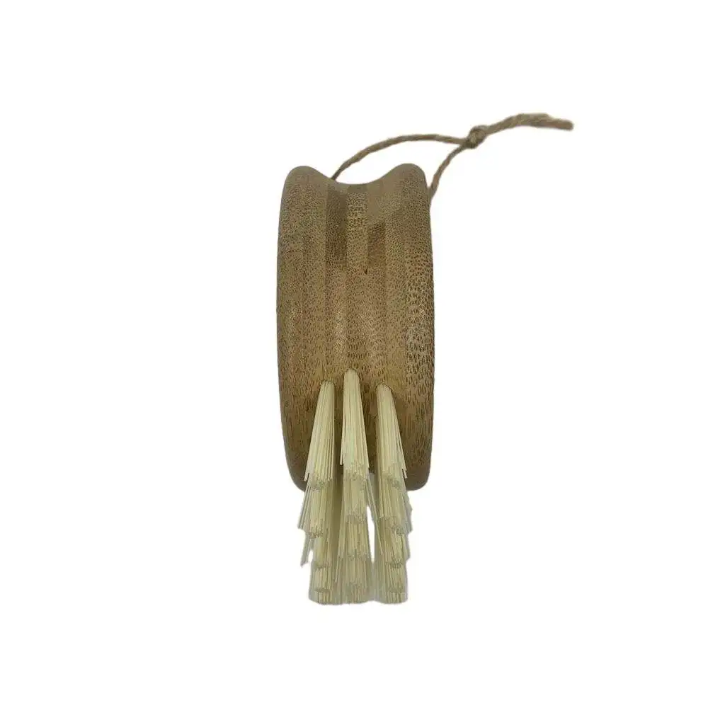 New Product Launch Bamboo Handle Ring Durable Not Moldy Short Handle Round Dish Dishwashing Cleaning Brush