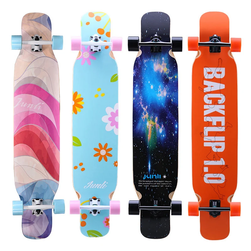 Cool Design Young People Skateboard Deck Custom Non-Slip Grip Tape Skateboard