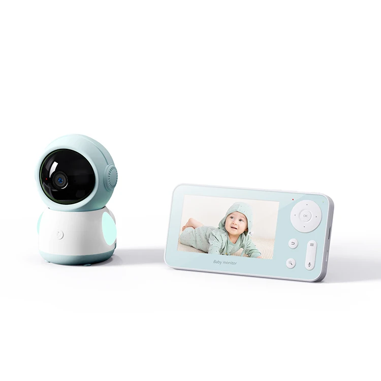 4.3inch Cloudedge HD 2.4GHZ Smart Baby camera Color Light Cloud TF Card Storage 1 button intercom phone view Baby sleep Monitor