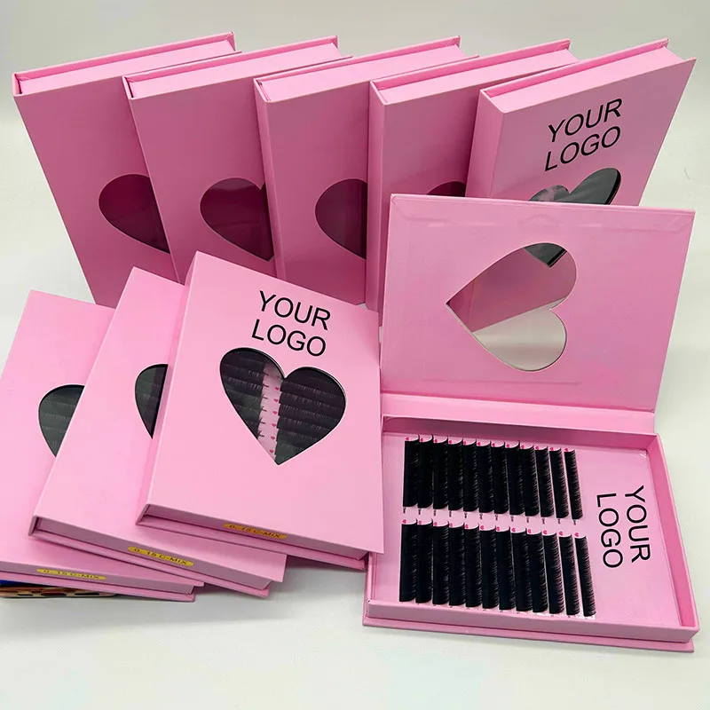 Cashmere individual lash extensions dark matte lash trays wholesale volume hand made eyelash extensions