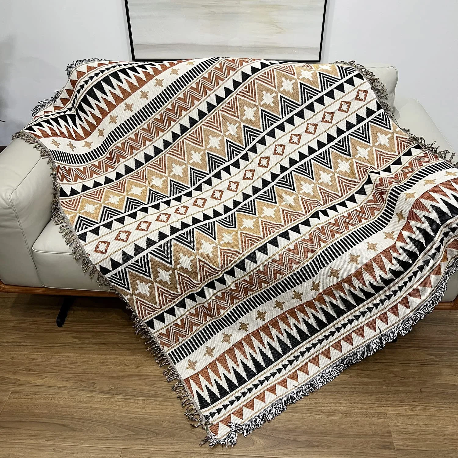 New Design Bohemian Decorative Ethnic Navajo Indian Throw Cover Blanket