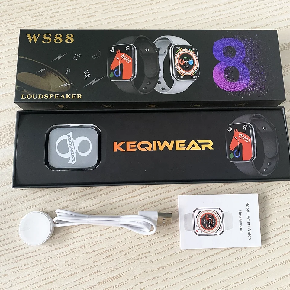 2023 WS88 1.96 inch Series 8 Smartwatch IP68 Waterproof reloj inteligente NFC Fitness tracker Series 8 Smart Watch for iPhone